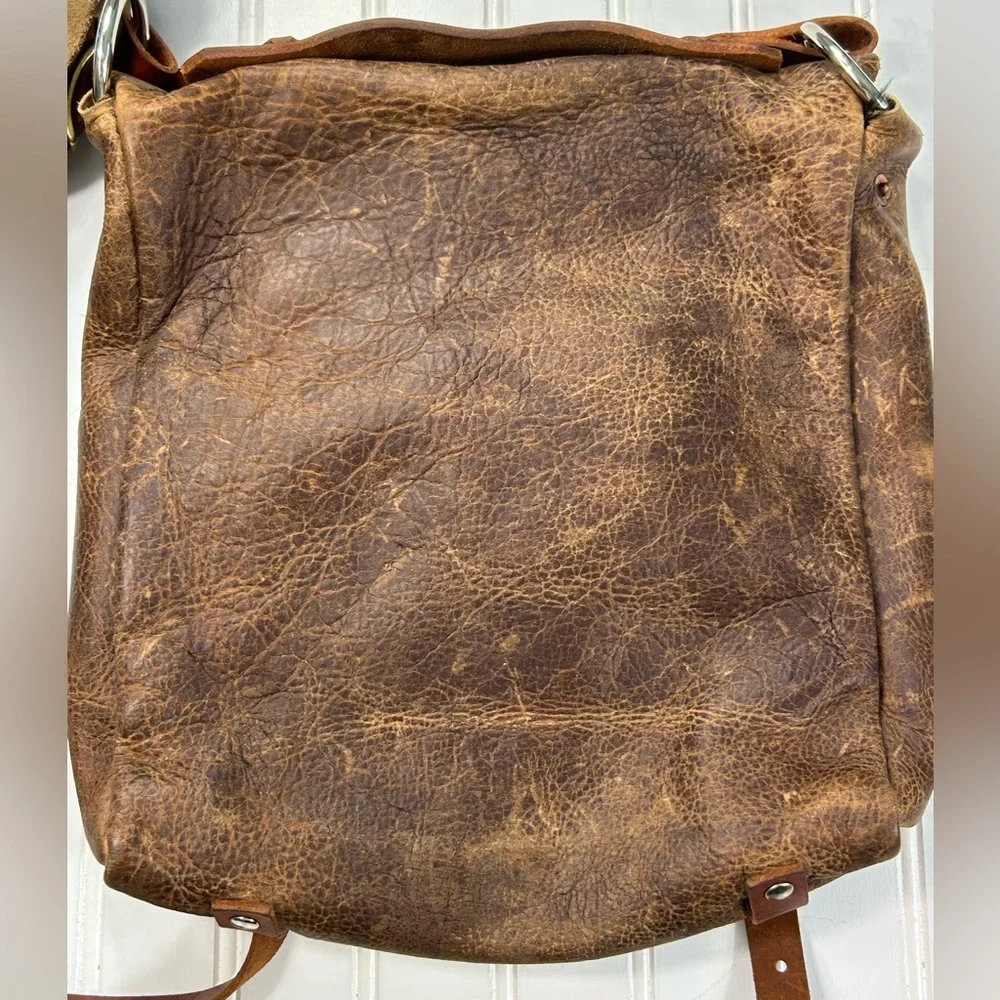 Goertzen Bag Brown Leather Scout Messenger Purse Adventure Equip Handmade USA
